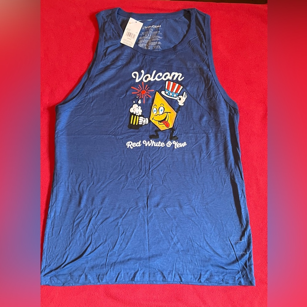 Volcom Yew Tank Top Men's Size Large